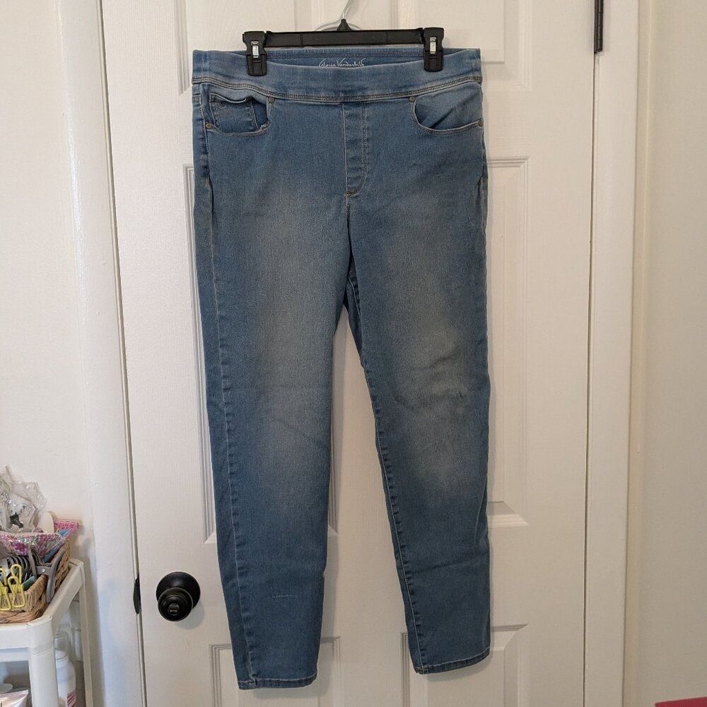 Gloria Vanderbilt all around slimming effect Avery jeggings size 14